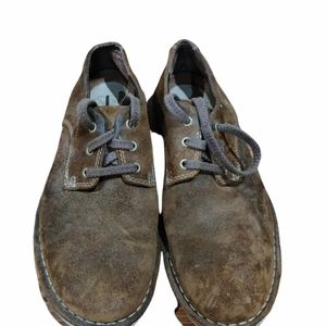 Clarks Capler 82655 Suede Plain Toe Shoes casual Desert Boot Oxfords Men's 8.5M